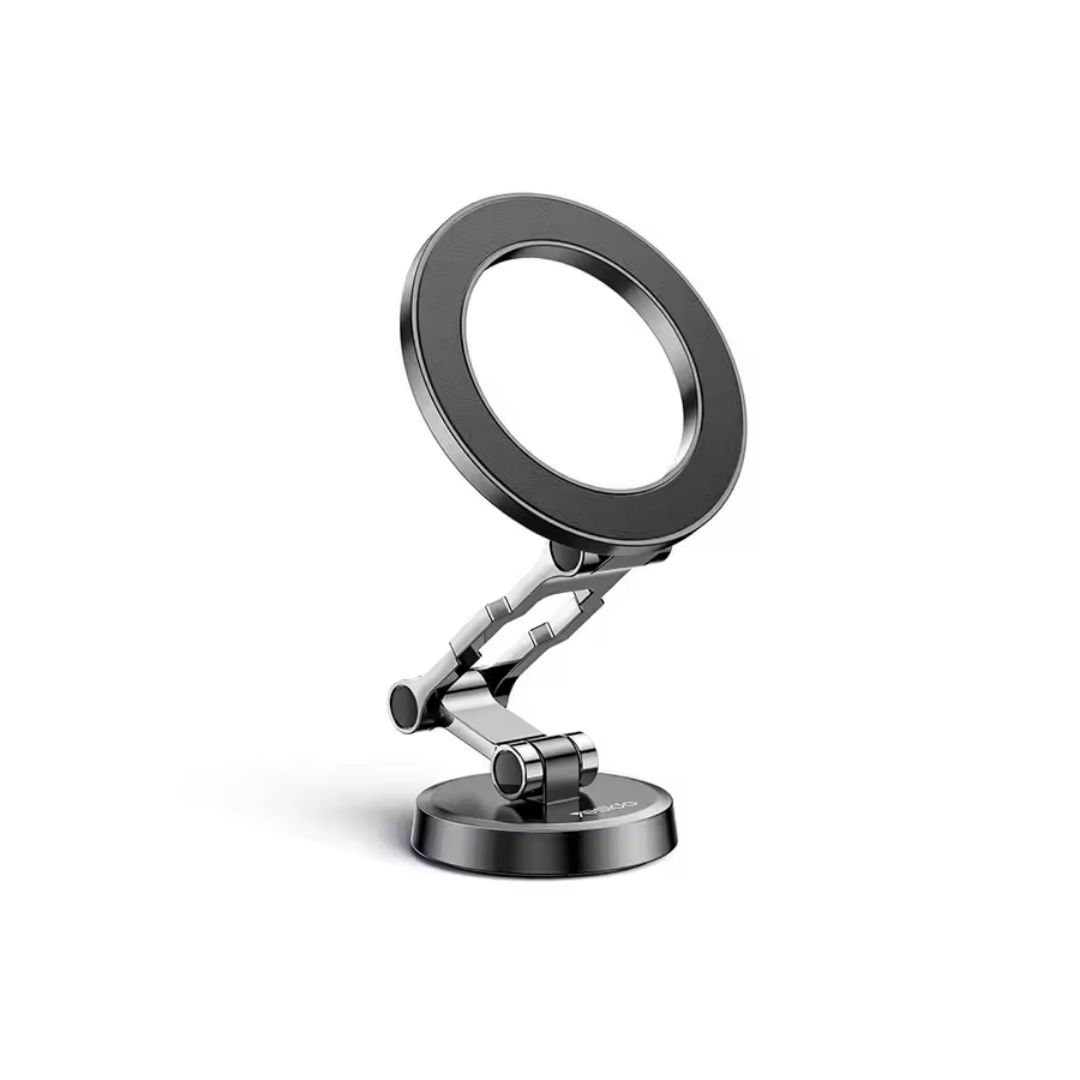 Support de téléphone magnétique à stabilisation 3 axes, rotation 360°, design pliant en alliage de zinc