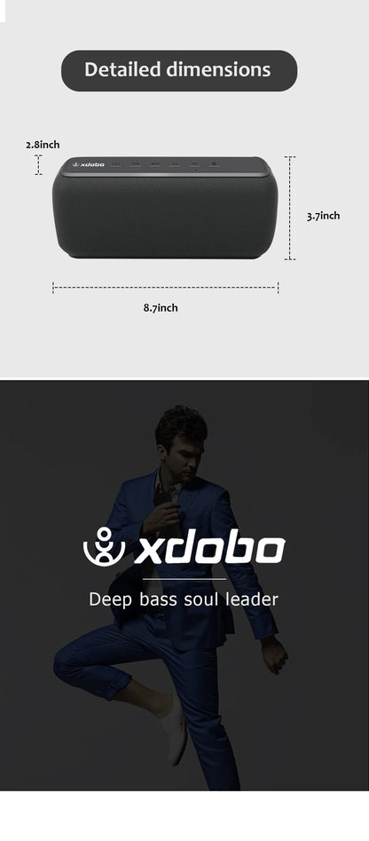 Xdobo X8 : Enceinte Bluetooth sans fil portable