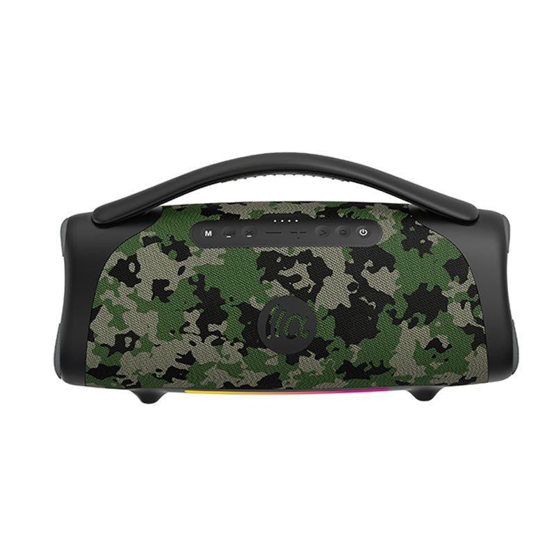 Enceinte Bluetooth Party Speaker 160W – Étanche IPX7, son ultra-puissant, autonomie 18h, design portable - Camo