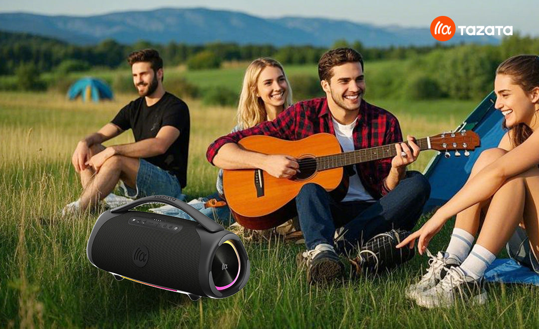 Enceinte Bluetooth Party Speaker 160W – Étanche IPX7, son ultra-puissant, autonomie 18h, design portable - Camo