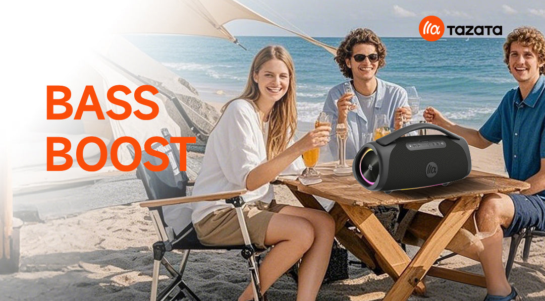 Enceinte Bluetooth Party Speaker 160W – Étanche IPX7, son ultra-puissant, autonomie 18h, design portable - Camo